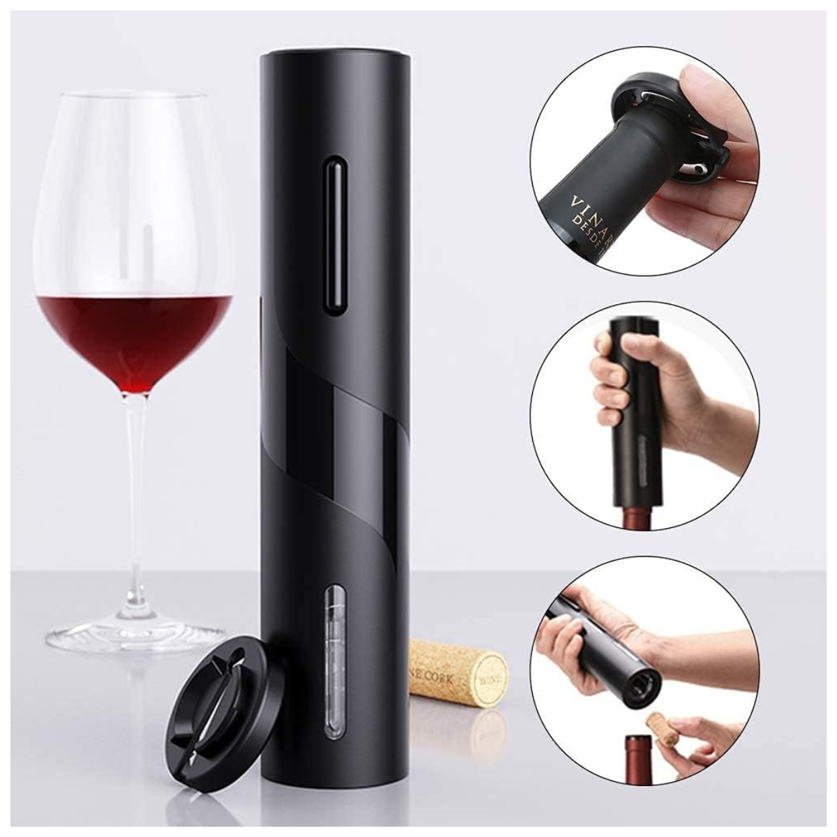 Sacacorchos Eléctrico Para Botellas TEK HOGAR