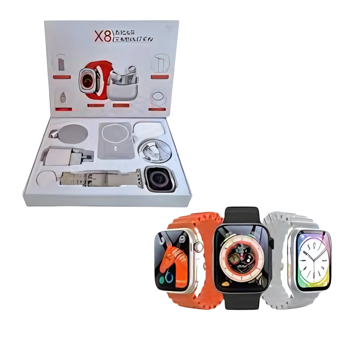 🟢Combo Smartwatch X8 Ultra + Audífonos TEK HOGAR