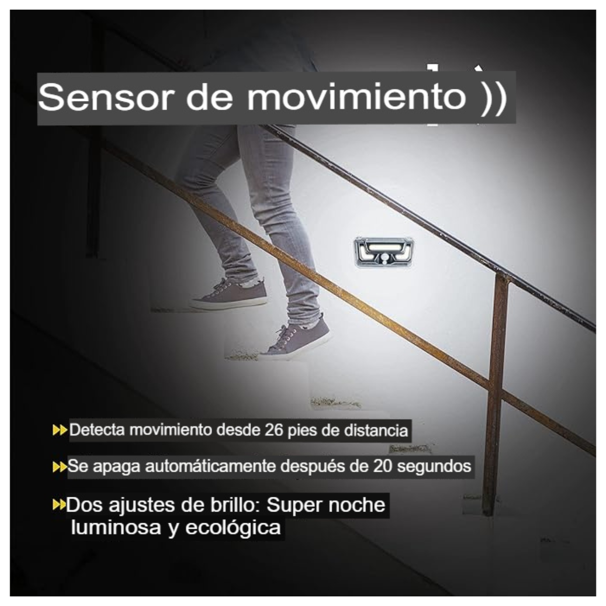 Foco + Sensor Bionic Ligth TEK HOGAR