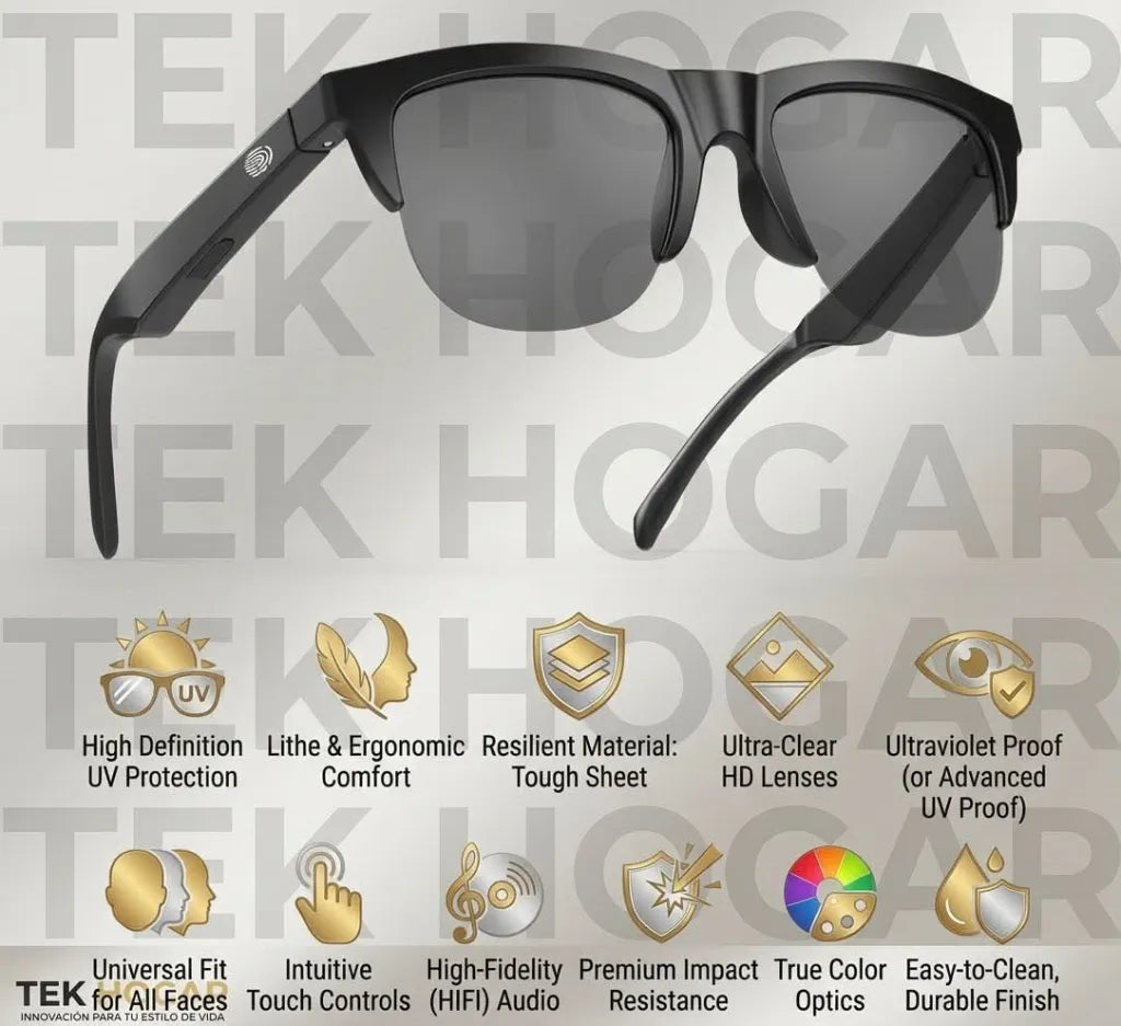 Gafas Inalámbricas Inteligentes Táctiles